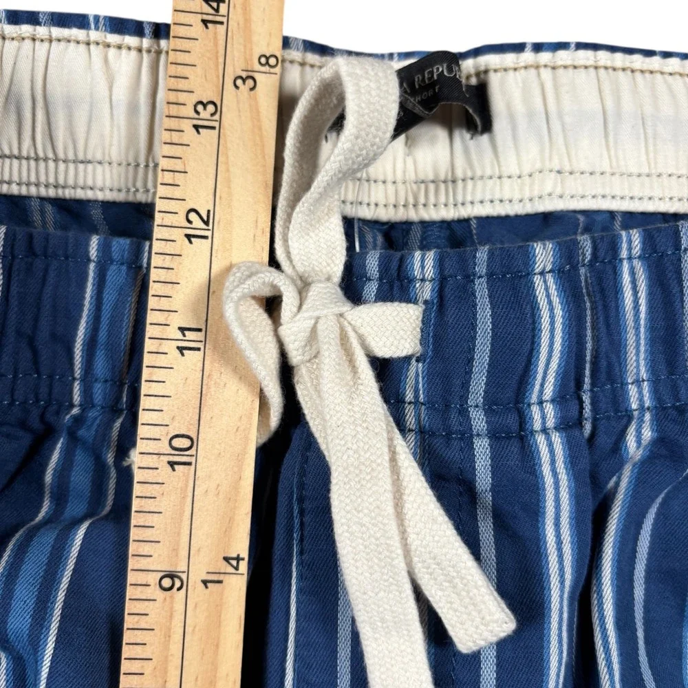 NWT Banana Republic Men Striped Linen Shorts XL Vacation Classic Ombra Old Money